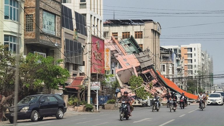 緬甸地震：12次餘震，USGS預估死亡超萬