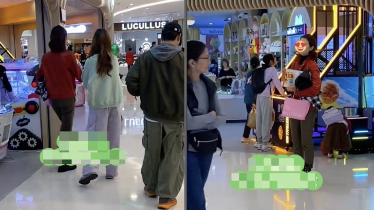 無綫視后回港驚變師奶商場搵仔