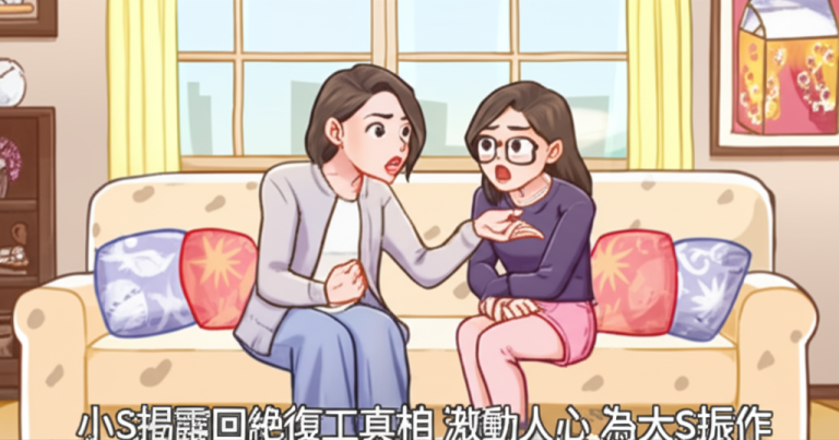 小S揭露回絕復工真相 激動人心 為大S振作