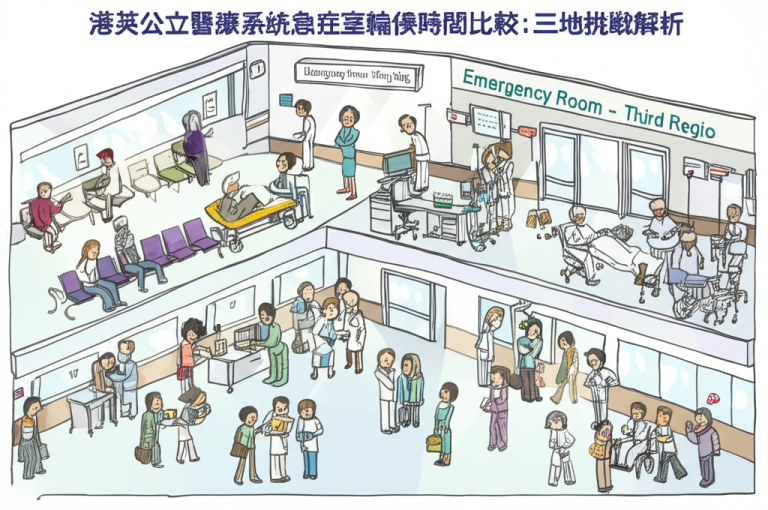 港英公立醫療系統急症室輪候時間比較：三地挑戰解析