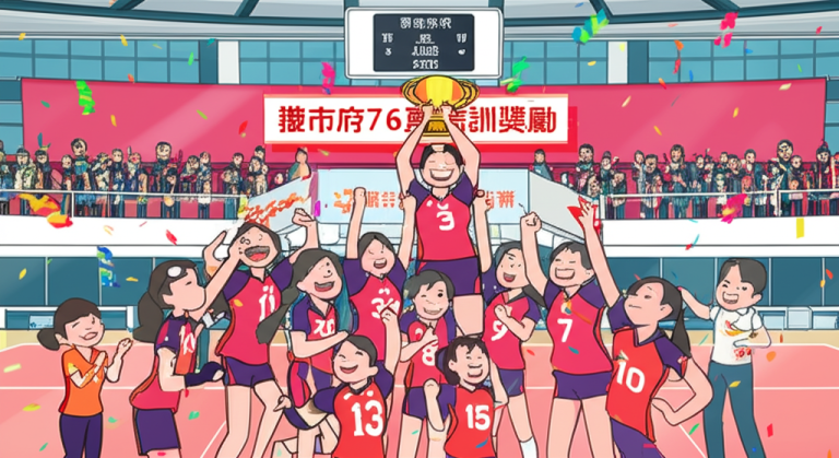 新北大觀國中女排奪冠 獲市府76萬培訓獎勵