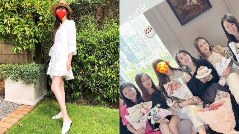 百億女友罕現身張新悅慶生 為富商誕四胎仍自在富貴