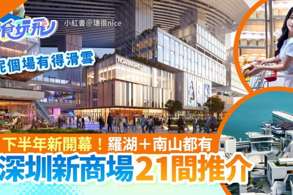 深圳下半年新開21商場搶先看!太子灣花園城&京東MALL