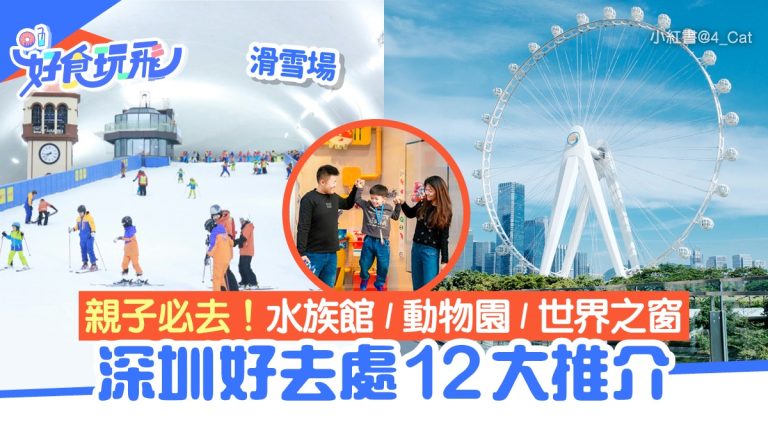 深圳親子玩樂12選｜登116樓觀光＋動物園＋滑雪樂園